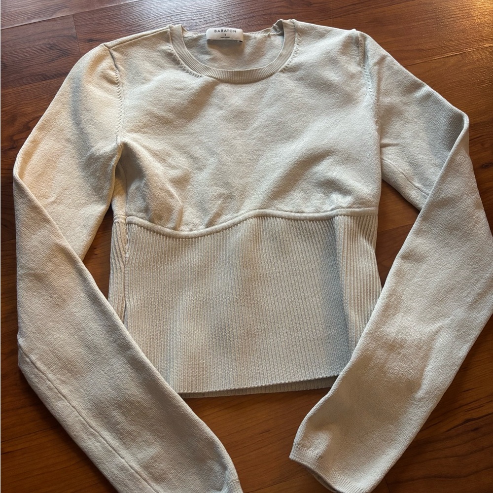 Babaton aritzia sculpt knit sweater